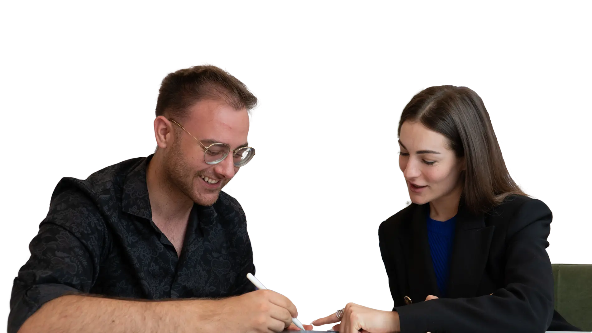 Katharina Karageorgos und Niklas Friedenreich